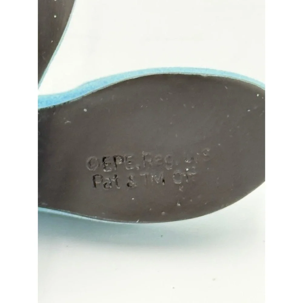 Elvis Presley Blue Suede Shoes Christmas Ornament Rhinestone Blue Loafers